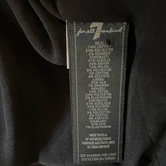 7 For All Mankind / Malhia Kent moto jean jacket. Size Medium. - Picture 6 of 6